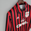 Camisa Milan Retrô 1999/00 Manga Longa