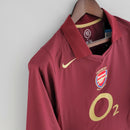 Camisa Arsenal Retrô 2005/06 Manga Longa
