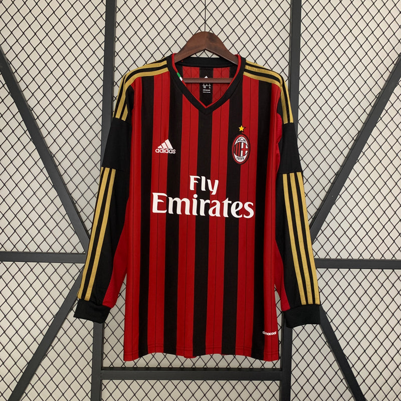 Camisa Milan Retrô 2013/14 Manga Longa